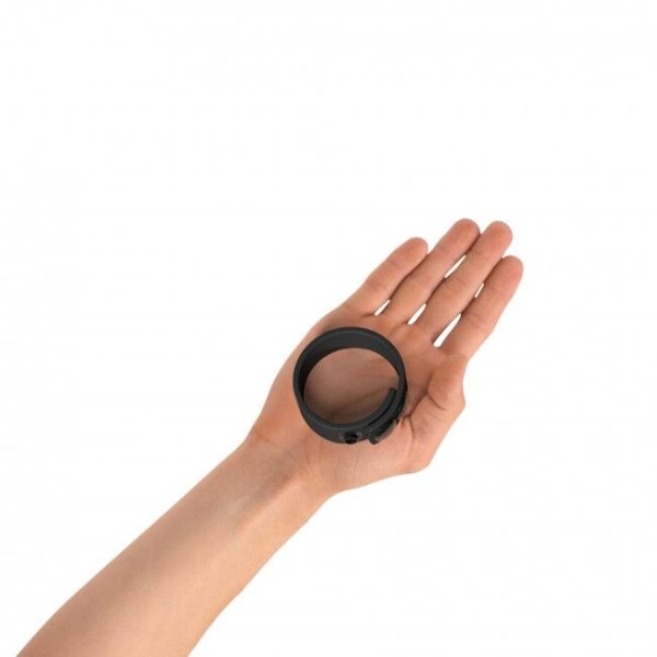 Регулируемое эрекционное кольцо на кнопках Love To Love HERO RING - ONYX