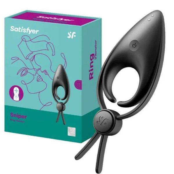 Эрекционное виброкольцо-лассо с регулировкой размера Satisfyer Sniper