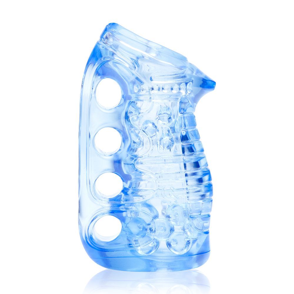 Мастурбатор Fleshlight Fleshskins Grip Ice, надійна фіксація на руці, відмінно для пар та мінета