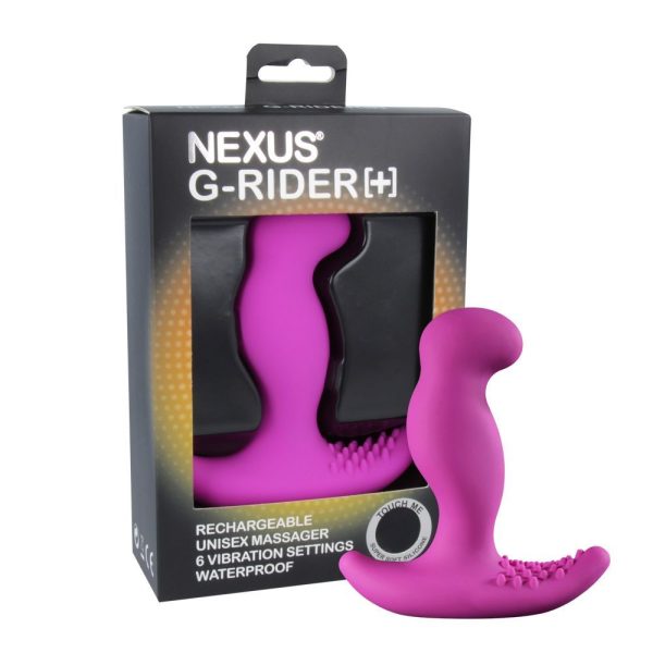 Массажер простаты с вибрацией Nexus G-Rider Plus макс диаметр 3,8см, перезаряжаемый