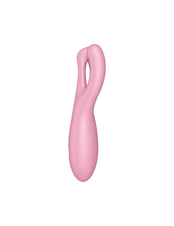 Кліторальний смарт-вібратор Satisfyer Threesome 4 з трьома пальчиками