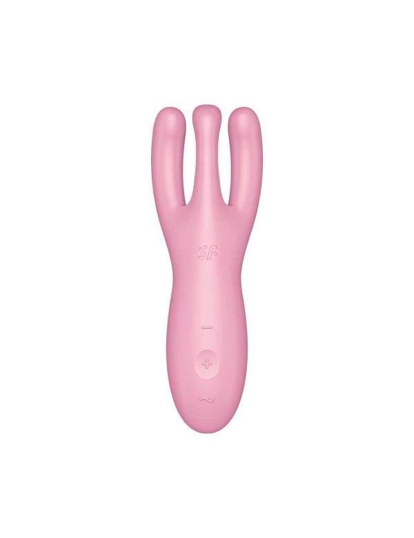 Кліторальний смарт-вібратор Satisfyer Threesome 4 з трьома пальчиками