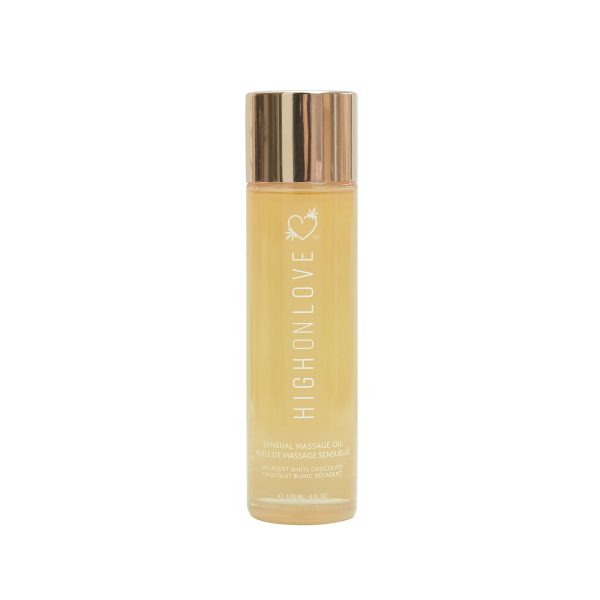 Массажное масло HighOnLove Massage Oil - Decadent Chocolate (120 мл) с маслом семян конопли