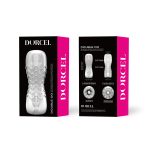 Мастурбатор Dorcel Double OO, двусторонний, два рельефа