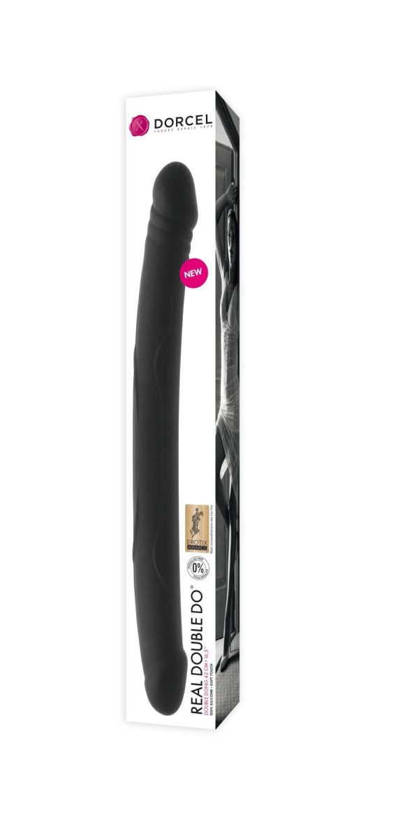 Фаллоимитатор двусторонний Dorcel Real Double Do диаметр 4см, длина 42см