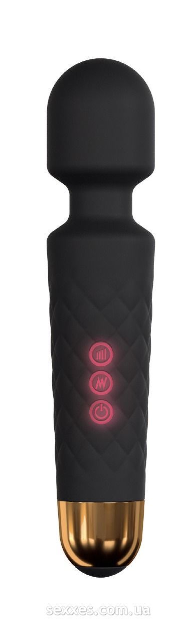 Мини-вибромассажер Dorcel Wand Wanderful мощный, водонепроницаемый, 18 режимов работы