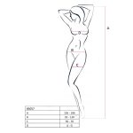 Бодістокінг Passion BS057 комбінезон, імітація панчіх і пояса