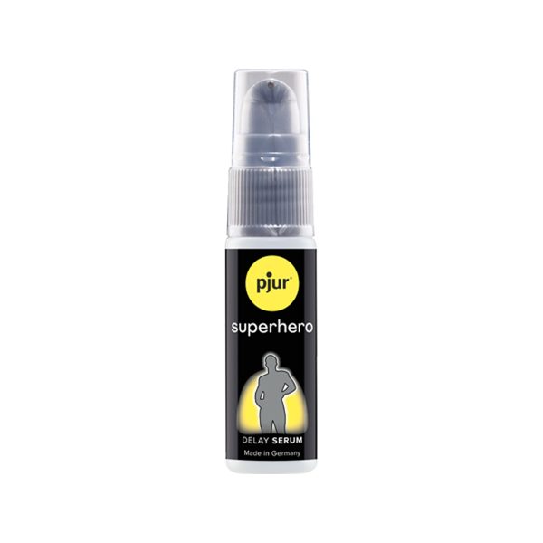 Сироватка-пролонгатор pjur Superhero Delay Serum 20 мл, створює ефект плівки, без оніміння
