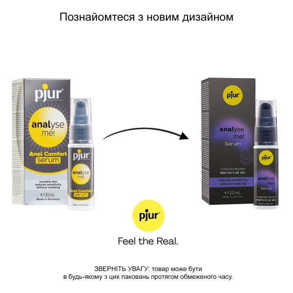 Розслаблювальна анальна сироватка pjur analyse me! Serum 20 мл, утворює плівку, без анестетиків