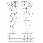 Сорочка приталена з відкритою спиною Passion LENA CHEMISE 6XL/7XL, трусики