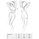 Комплект білизни Passion Exclusive MORGAN SET OpenBra стрепи, трусики, ліф, пояс