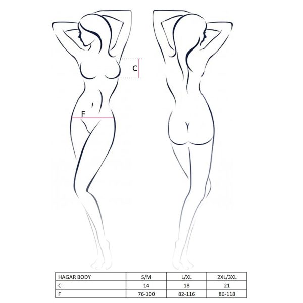 Боді-монокіні Passion Exclusive HAGAR BODY