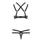 Комплект белья Passion Exclusive HAGAR SET XXL/ стрэпы, трусики и лиф