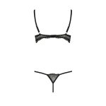 Комплект білизни Passion Exclusive VALERY SET OpenBra стрепи, трусики, відкритий ліф