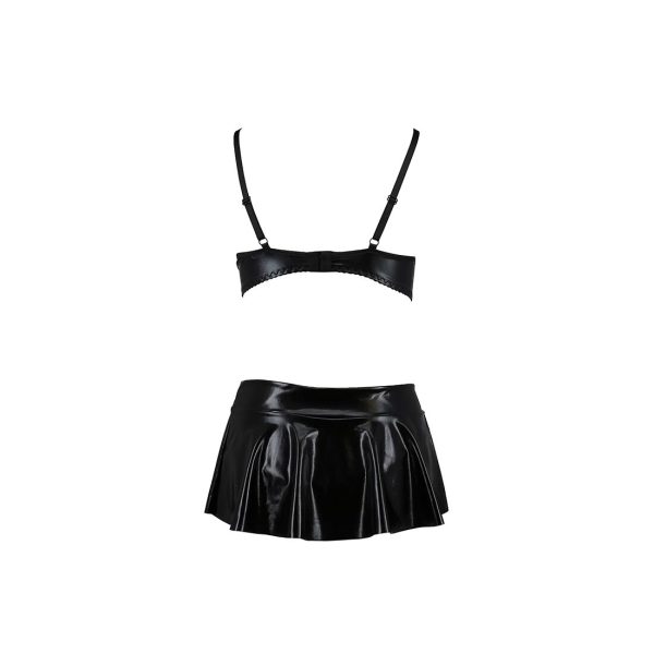 Комплект белья под латекс Passion DEBY SET , лиф, мини-юбочка, стринги