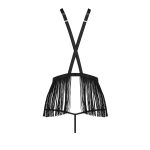 Комплект білизни Passion Exclusive INDRA SET OpenBra , стрінги, портупея з бахромою