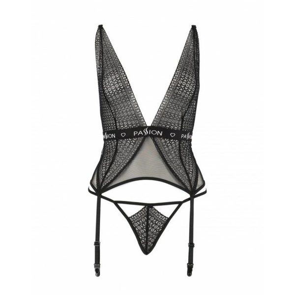 Напівпрозорий корсет Passion Exclusive MIRAJANE CORSET XXL