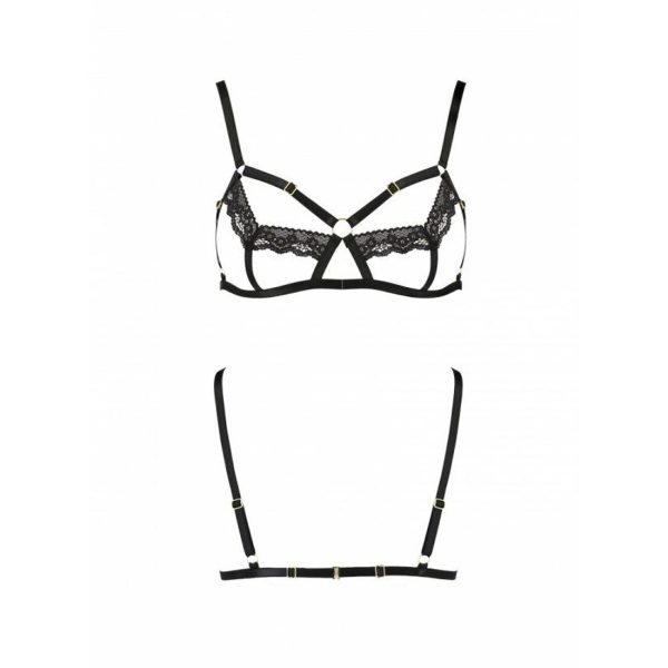 Бюстгальтер-стрепы с кружевом Passion Exclusive SOLON BRA