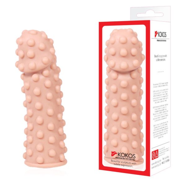 Насадка на член Kokos Extreme Sleeve ES.02 размер утолщающая, стимулирующий рельеф