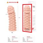 Насадка на член Kokos Extreme Sleeve ES.02 розмір потовщувальна, стимулюючий рельєф