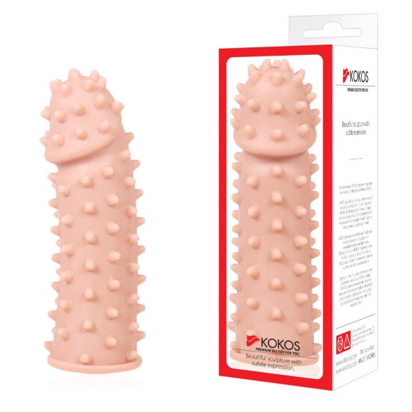 Насадка на член Kokos Extreme Sleeve ES.03 розмір потовщувальна, стимулюючий рельєф