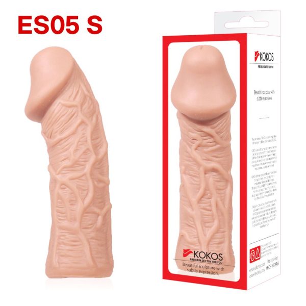 Насадка на член Kokos Extreme Sleeve ES.05 розмір потовщувальна, стимулюючий рельєф