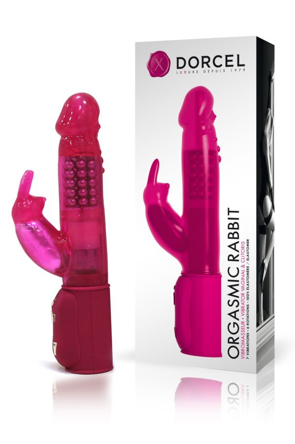 Вибратор-кролик Dorcel Orgasmic Rabbit с жемчужным массажем