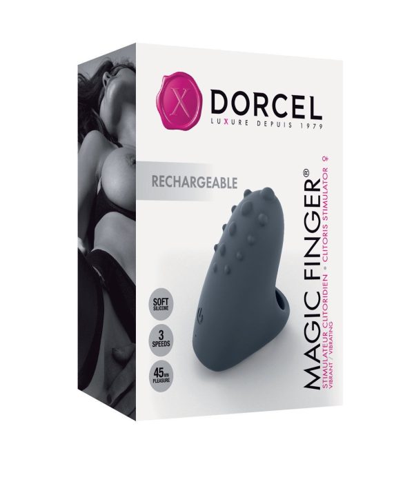 Вібратор на палець Dorcel MAGIC FINGER перезаряджуваний, 3 режими роботи