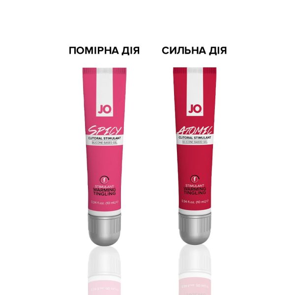 Возбуждающий гель для клитора JO SPICY WARMING (10 мл) разогревающий