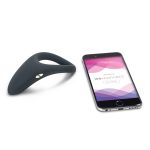 Смарт-виброкольцо под одежду VERGE BY WE-VIBE SLATE, охватывает пенис и мошонку, 10 режимов