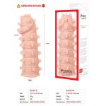 Насадка на член Kokos Extreme Sleeve ES.04 розмір потовщувальна, стимулюючий рельєф