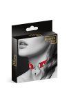 Чокер з замочком-сердечком Bijoux Pour Toi - HEART LOCK екошкіра
