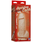 Кончающий фаллоимитатор Doc Johnson The Amazing Squirting Realistic Cock, ПВХ, диаметр 5,1см