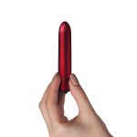 Віброкуля Rocks Off RO-90mm 10 Speed Scarlet Velvet матова