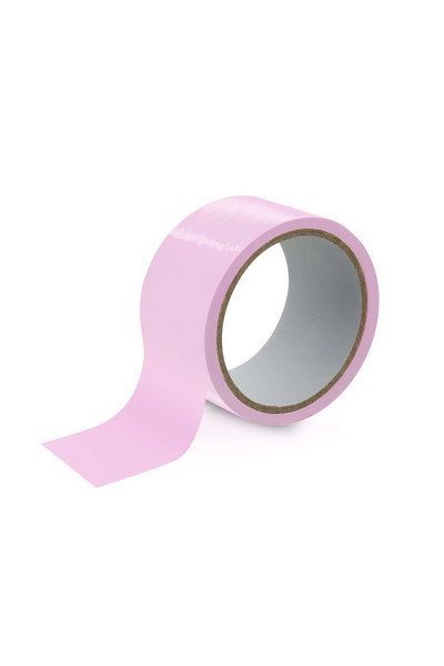 Скотч для бондажу Fetish Tentation Rose (15 м), не липне до шкіри й волосків, лише сам до себе