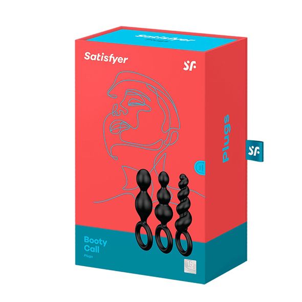 Набор анальных игрушек Satisfyer Plugs (set of 3) - Booty Call, макс. диаметр 3 см
