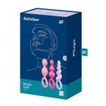 Набор анальных игрушек Satisfyer Plugs colored (set of 3) - Booty Call, макс. диаметр 3 см