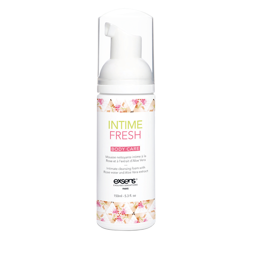 Піна для інтимної гігієни EXSENS Intime Fresh 150 мл, екстракт троянди і алое вера, натуральна
