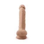 Фаллоимитатор SilexD Tomas Flesh (MODEL 1 size 9in), двухслойный, силикон+Silexpan, диаметр 4,9см