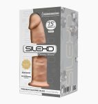 Фаллоимитатор SilexD Henry Flesh (MODEL 2 size 7.5in), двухслойный, силикон+Silexpan, диаметр 4,8см