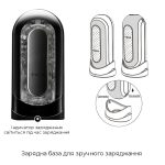 Вибромастурбатор Tenga Flip Zero Electronic Vibration изменяемая интенсивность, раскладной