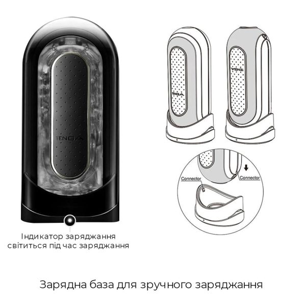 Вибромастурбатор Tenga Flip Zero Electronic Vibration изменяемая интенсивность, раскладной