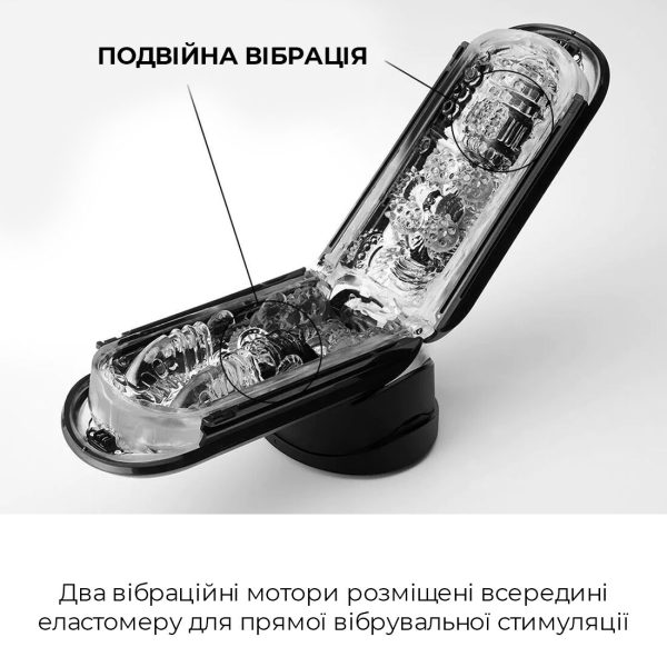Вибромастурбатор Tenga Flip Zero Electronic Vibration изменяемая интенсивность, раскладной