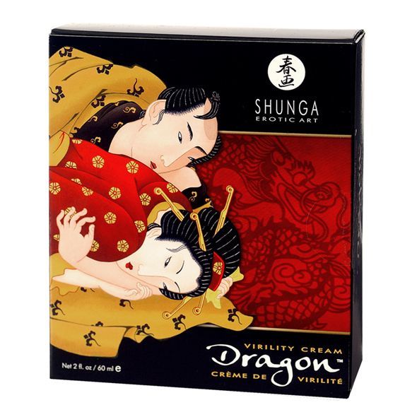 Стимулирующий крем для пар Shunga Dragon Cream (60 мл), эффект тепло-холод и покалывание