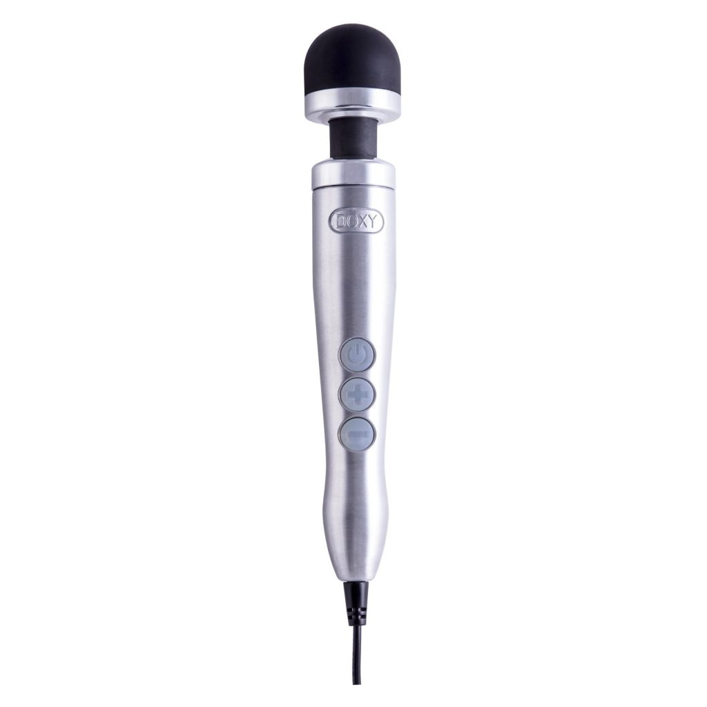 Вибромассажер DOXY Die Cast 3 (Satin), очень мощный, питание 220В, металлический корпус