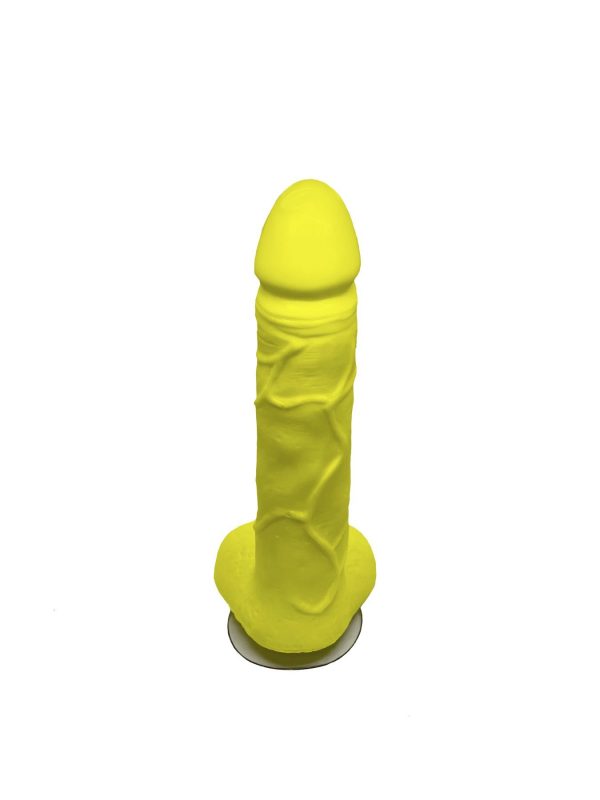 Мило у формі пеніса Чистий Кайф Yellow size крафтове мило-член, натуральне