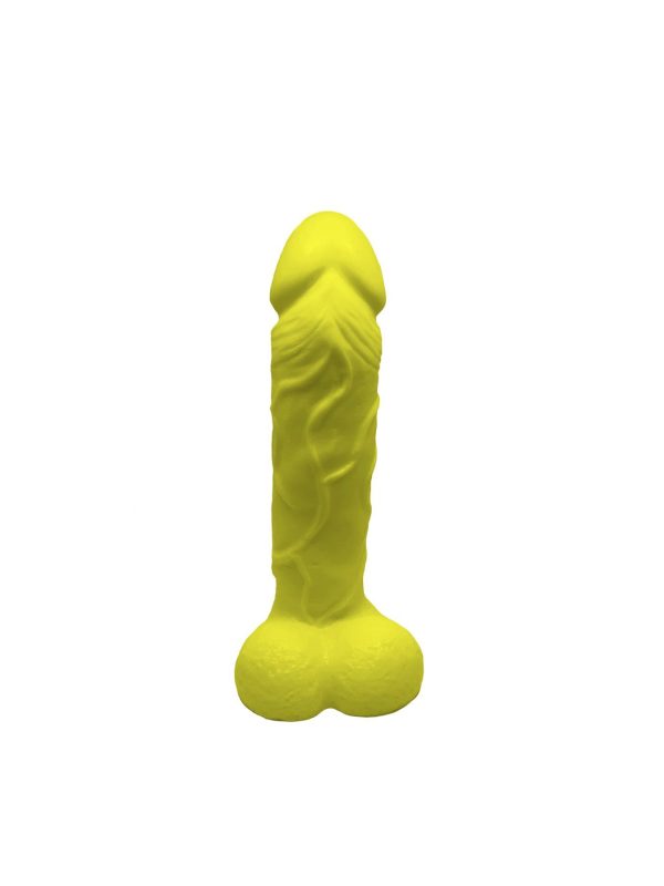 Мило у формі пеніса Чистий Кайф Yellow size крафтове мило-член, натуральне
