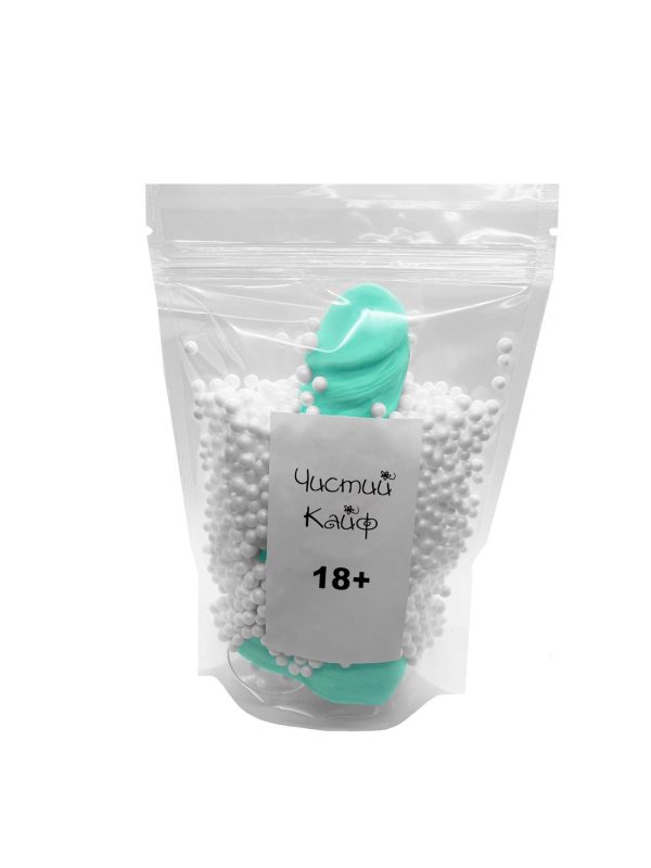 Мило у формі пеніса Чистий Кайф Turquoise size крафтове мило-член, натуральне