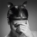 Маска кошечки Bijoux Indiscrets MAZE - Cat Ears Headpiece экокожа