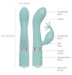 Розкішний вібратор-кролик Pillow Talk - Kinky з кристалом Сваровські, потужний